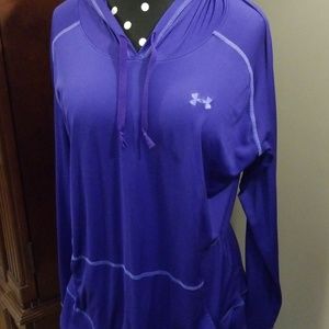 Under Armour Purple Long sleeve shirt with hoodie